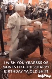 old man dancing gif|happy birthday old man dancing.